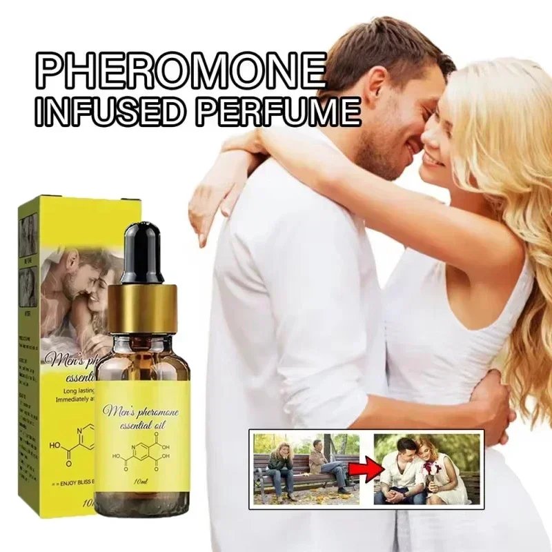 Pheromone Perfume Oil 10ml For Men Women Long-lasting Natural Refreshing Body Perfume Fragrance Pheromone Essential Oil
