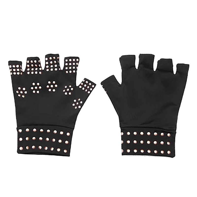 

Fingerless Compression Arthritis Pain Relief Support Magnetic Therapy Glove