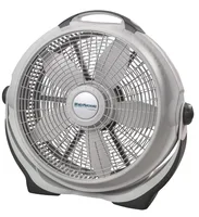 Lasko 20" Wind Machine 3- Speed Air Circulator Floor Fan, Gray, 23" High, A20301, New 1