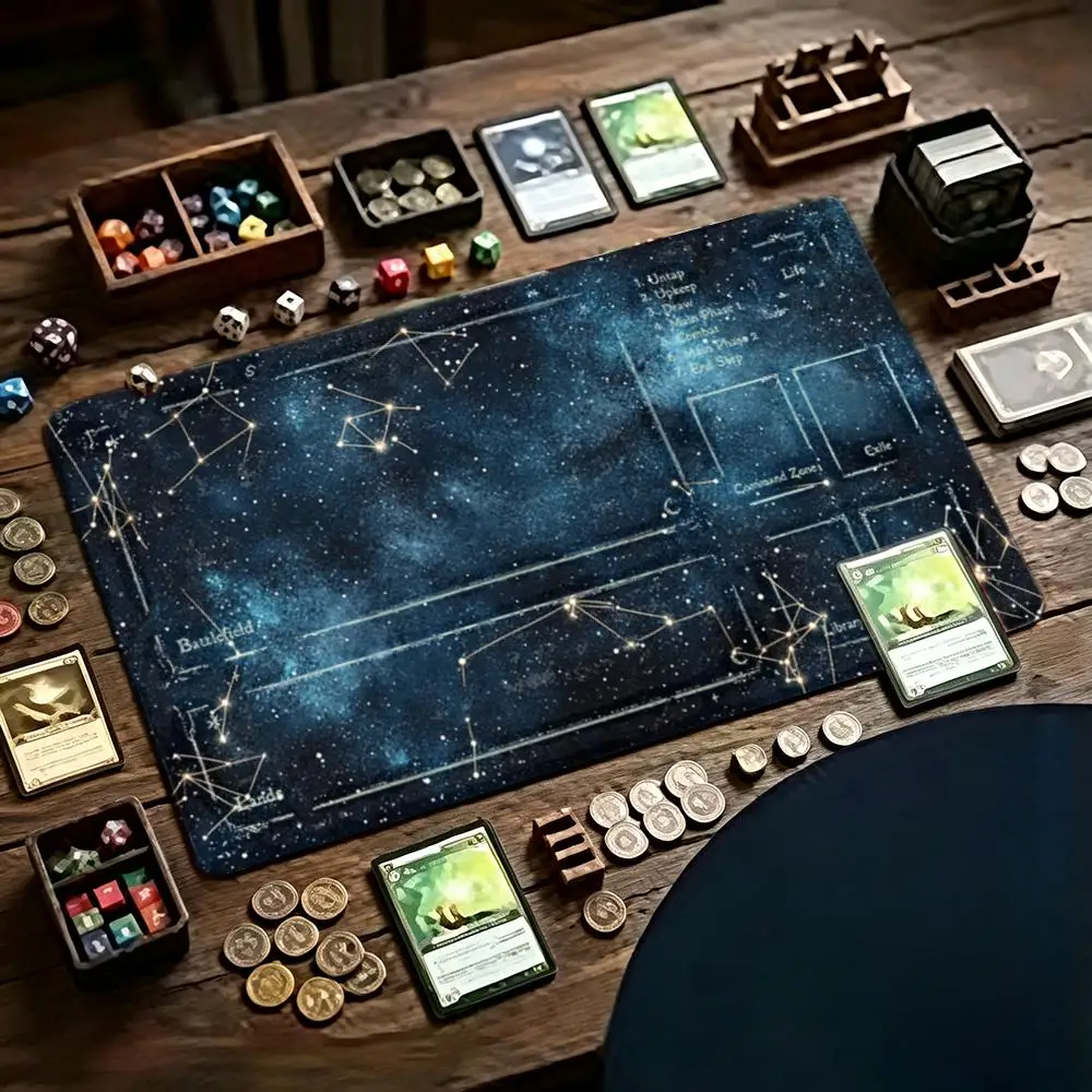 Galaxy Fantasy Star Map Anti-Slip Gaming Playmat