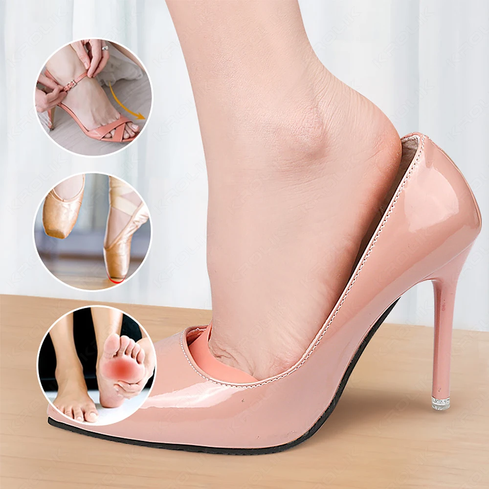 Toe Protector Silicone Gel Pointe Toe Cap Cover Soft Pads for Ballet Shoes 1Pair