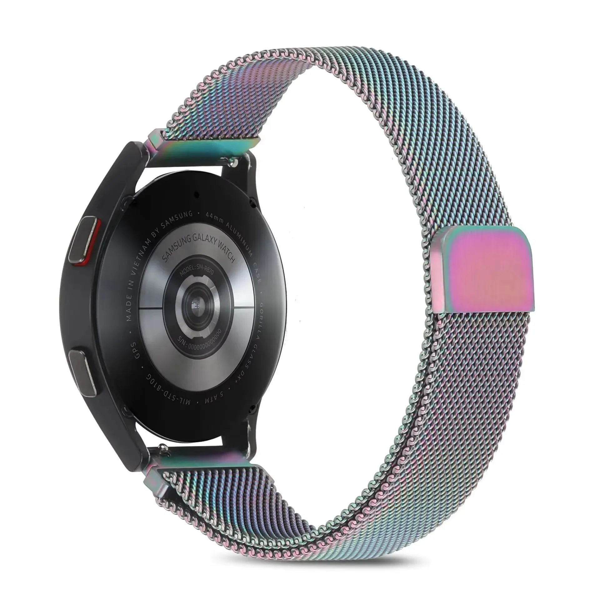 Stainless Steel 22mm Metal Wristband Strap