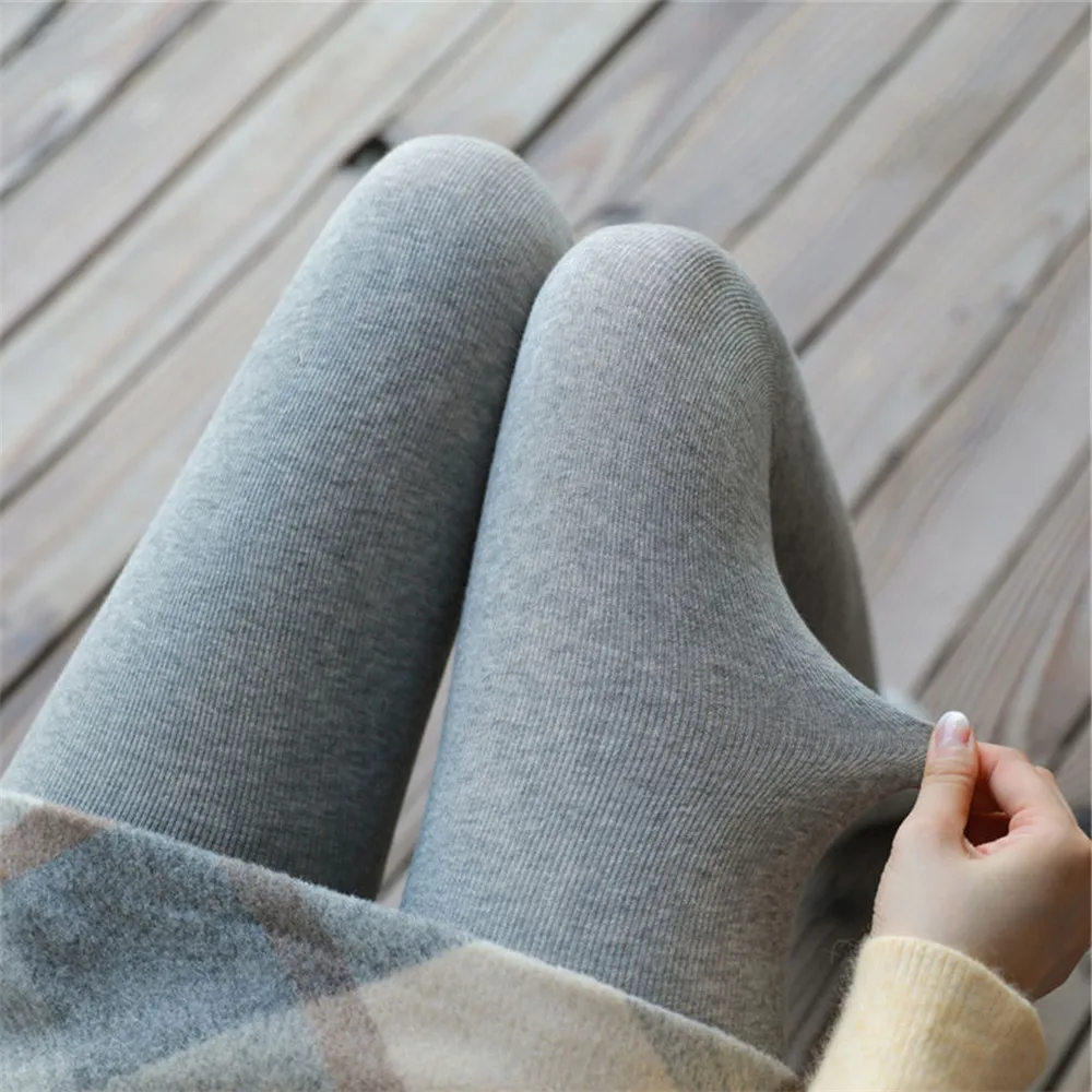 

Winter Warm Sexy Slim Leggings Translucent Pantyhose Cotton Tights High Waist Elastic Thick Wool Sock Pant Women Thermal Legging