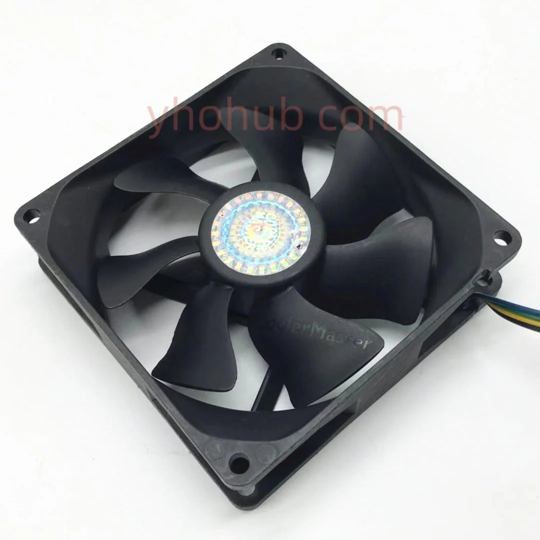 Mestre A922528rb4bp-f1 dc 12v 0.60a 90x90x25 mm Ventilador de Refrigeração de Fios - Imagem 2