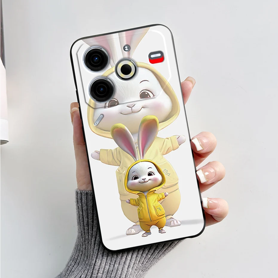 Luxury Marble Black Silicone Soft Phone Case - Elegant TPU Back Cover in 6.78