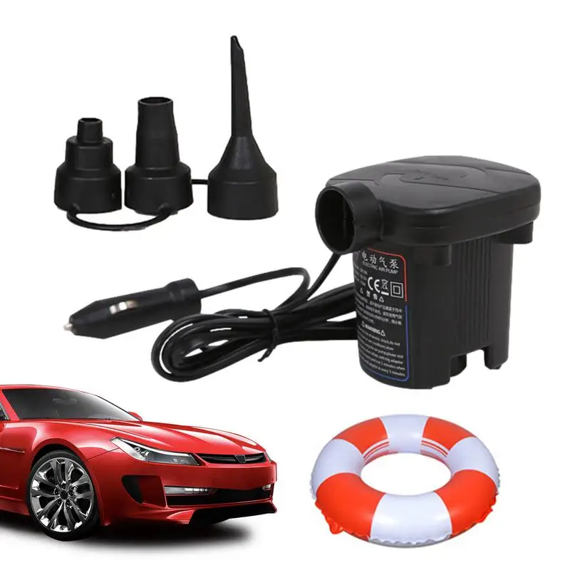 

Electric Inflator Air Pump Electric Inflator Deflator With 3 Nozzles Inflator Deflator Inflator Pump For Couch Air Mattress Bed