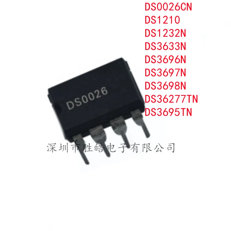 (10 pz) nuovo DS0026CN / DS1210 / DS1232N / DS3633N / DS3696N / DS3697N / DS3698N / DS36277TN / DS3695TN DIP circuito integrato