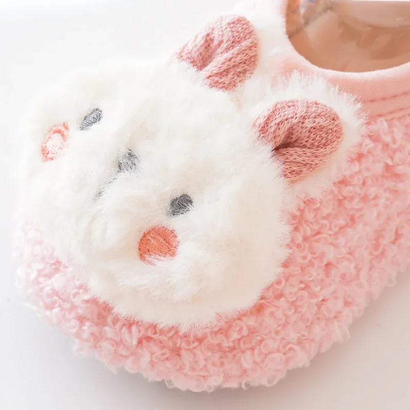 Spring Autumn Baby Slippers Cartoon Animal Toddler Floor Socks Boy Girl Children Soft Anti-slip Walking Shoes Kids Home Shoes - 5