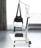Aralysis Disability Patient Transfer Chair Lifting Nursing Shift Portable Folding Rollator Rolling Chair Can Sit And Dow 1