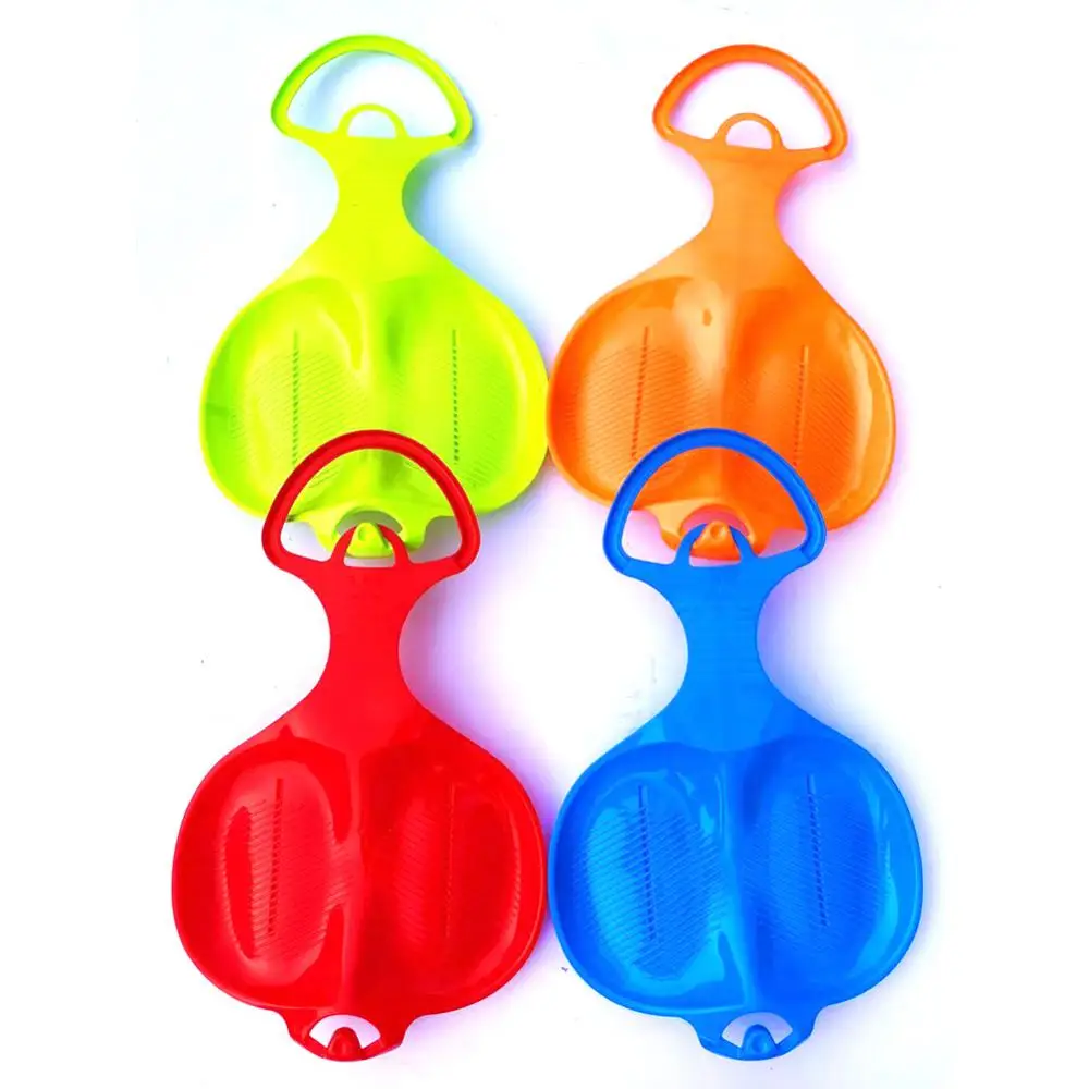 Outdoor Winter Sports Snow Skiing Pad Sled Sledge Skiing Board Outdoor Thicken Plastic Sand Grass Sleigh Slider Snow Luge