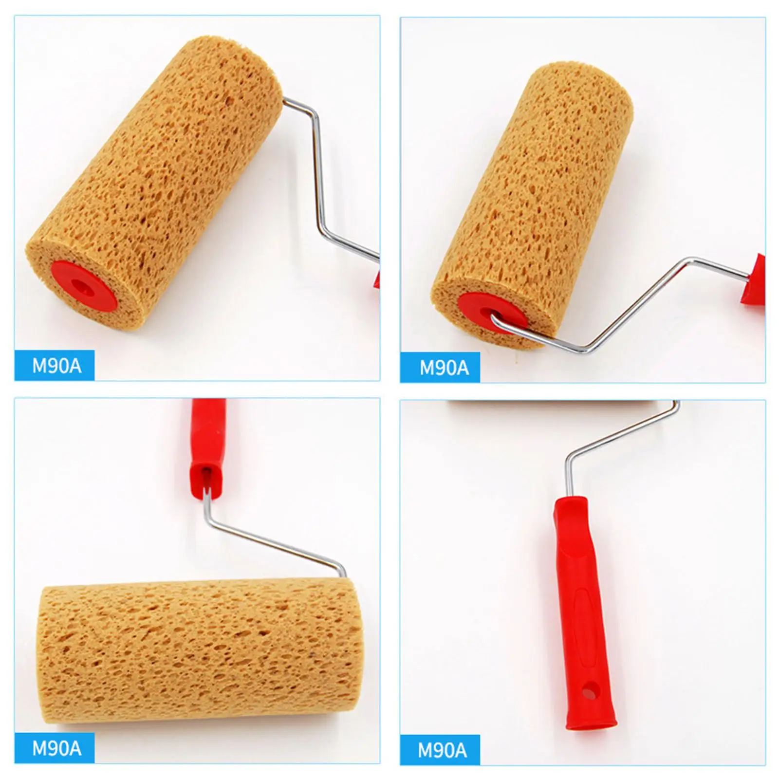 Multifunctional Sponge Paint Roller Art Decorators Brush Smooth Painting Supplies DIY for Household Wall Door Interior Wallpaper