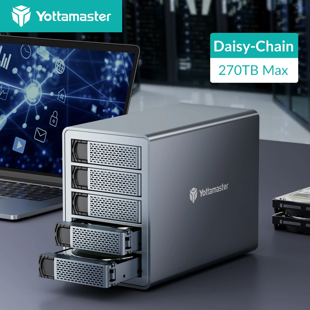 Hard Disk Di Rete Nas Yottamaster Enclosure Server NAS