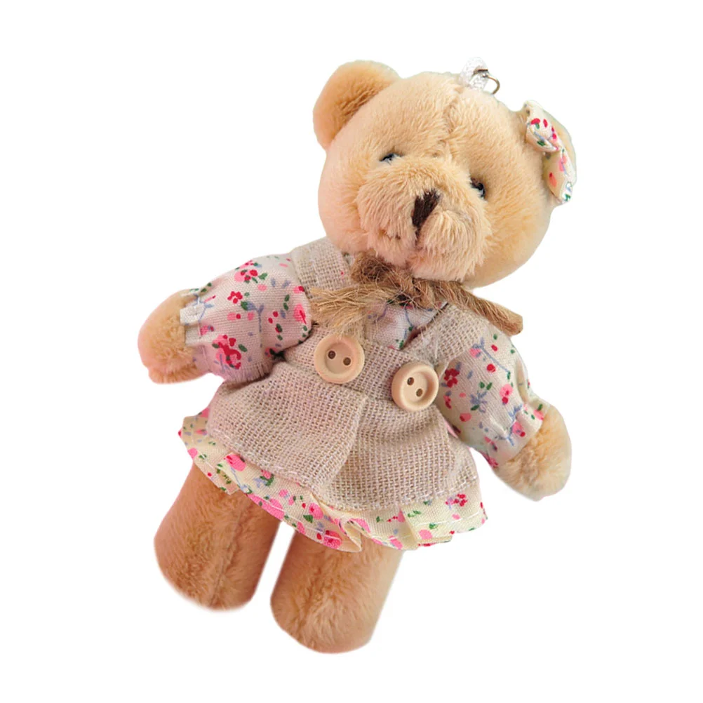 

Baby Bag Pendant Child Kids Keychains Pp Cotton Mini Bear Ornaments