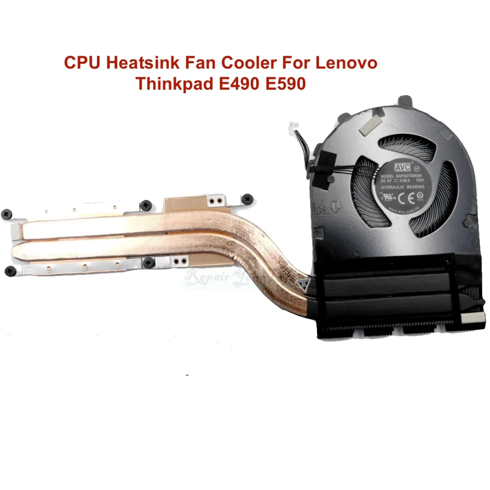 Refrigerador do Ventilador do Dissipador de Calor da Cpu para Lenovo Thinkpad E490 E590 Radiador do Portátil 02dl823 02dl824 02dl825 02dl826 Eg50040s1-cf20-s9a 02dl822