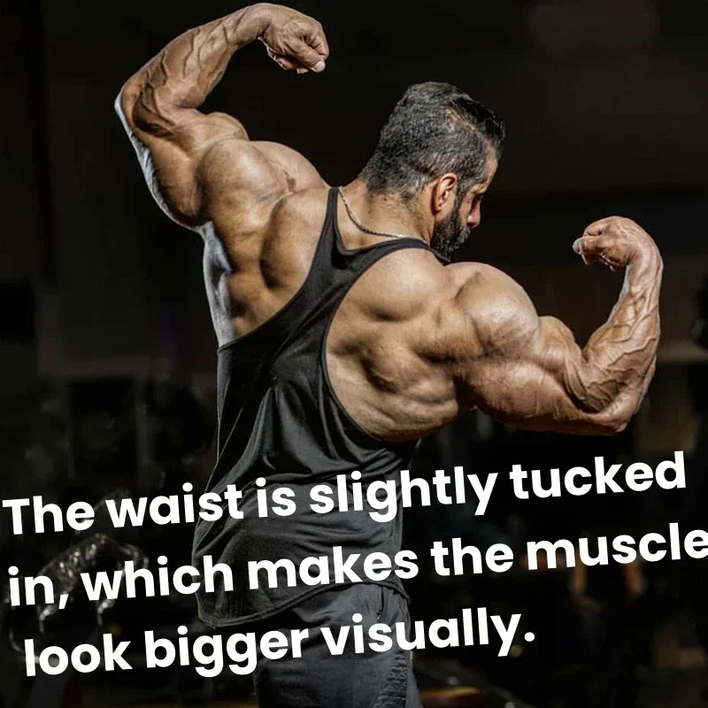 Bodybuilding Tank Top Sleeveless Sweatshirt, Gym Training Vest, Men's Sleeveless Soft Touch Shirt Bodybuilding Fitness Clothing 3