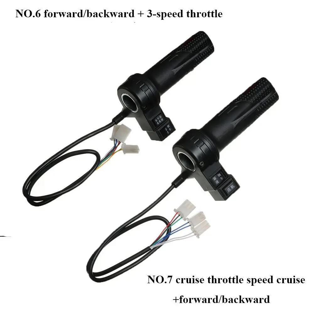 Versatile Electric Bike and Scooter Twist Throttle Grip - Black