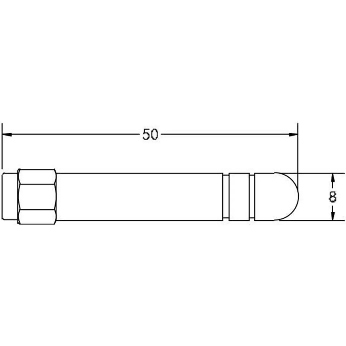 L77A 2PCS 868Mhz-915MHz Meshtastic LoRa 안테나(I-P-E-X1-SMA 커넥터 포함) Lora 보드 Lora32 V4 WiFi Lora32용