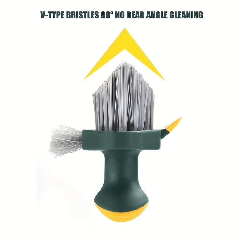 2Combination1Gap and Floor Cleaning Brush-Durable plastic material，Portable Design，Suitable for BathroomKitchen accessories