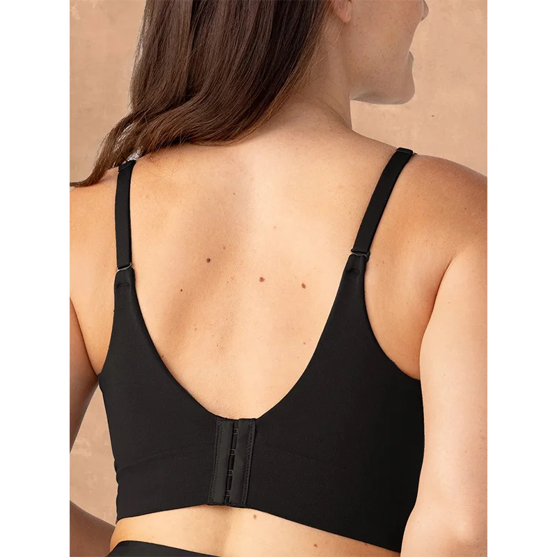 Women's Sexy Body Shaping Plus Size Fixed Cup Bra Supporting Traceless Underwear Comfortable Gather-up Wireless Bra 4