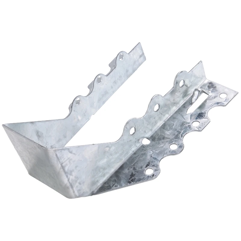 2X6 joist hanger gauge double shear face mount joist hanger silver hurricane ties for rafters tie brackets for floor 10 PCS