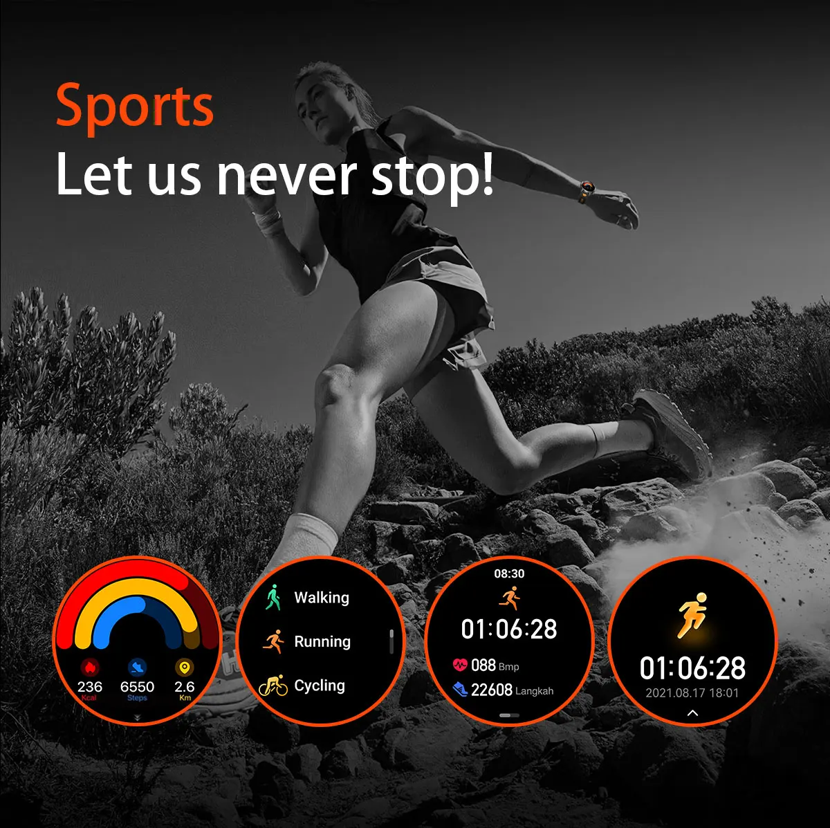 Military Smart Watch For Men Gps Waterproof With Strong Flashlight_voghion.com