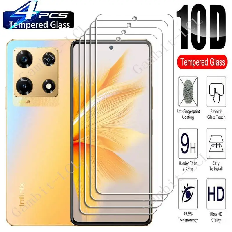 

Защитное закаленное стекло для Infinix Note 30 Pro 6,67 дюйма, 4 шт.