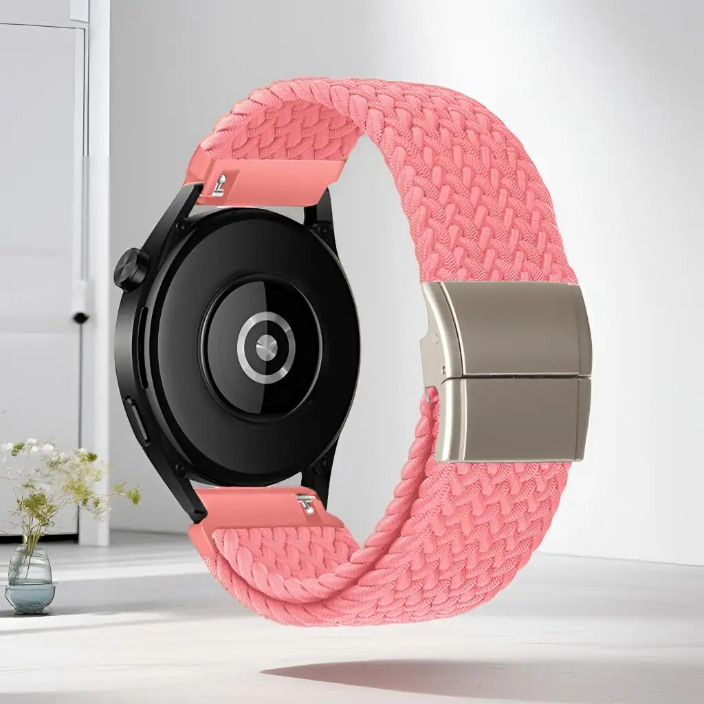 Fashion Magnetic Nylon Strap - Elegant Replacement Band, 18/20/22mm Adjustable Size