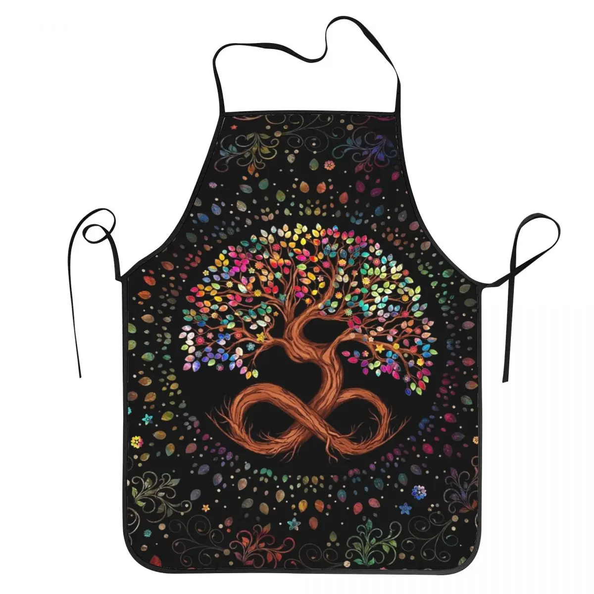 

Custom Bib Tree Of Life Yggdrasil Apron Men Women Unisex Adult Chef Kitchen Cooking Tablier Cuisine Painting