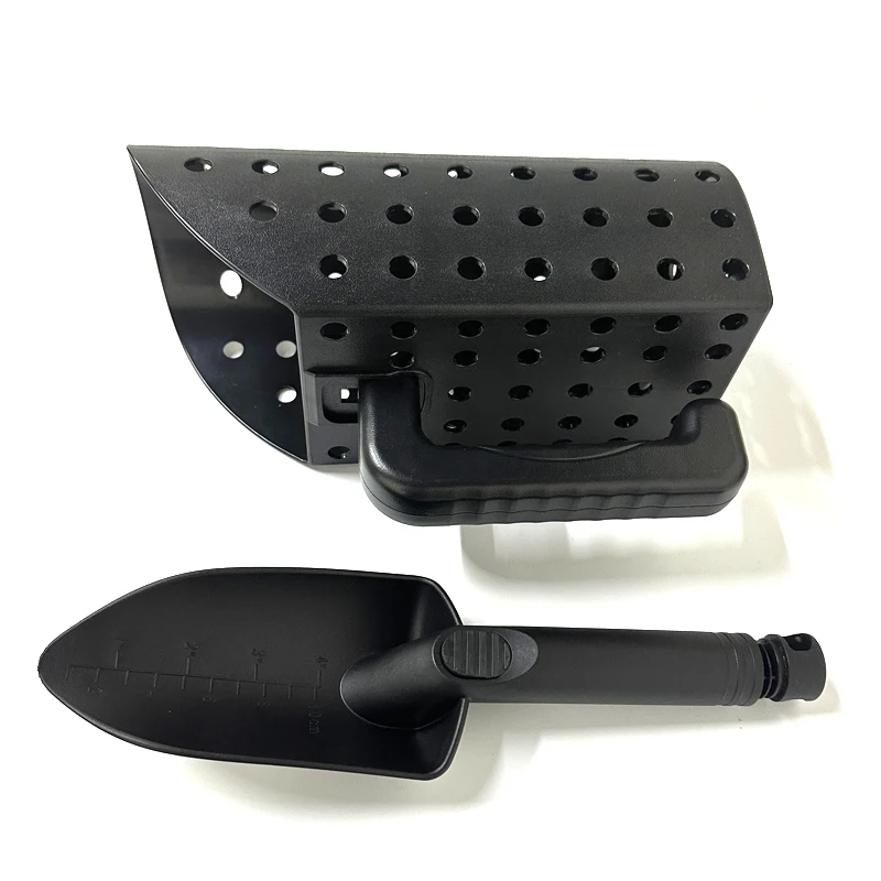 Metal Detector Sand Scoop Shovel Set Stainless Steel Beach Digging Filter Tool for Underground Metal Treasure Detecting