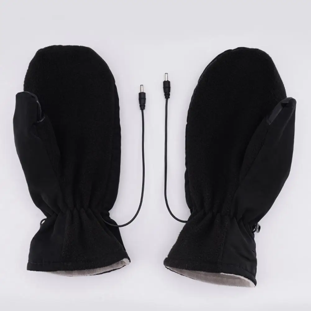 Heated Mittens Gift Heating Gloves Adjustable Keep Warm  Delicate Winter Outdoor Sport USB Electric Heated Mittens 6