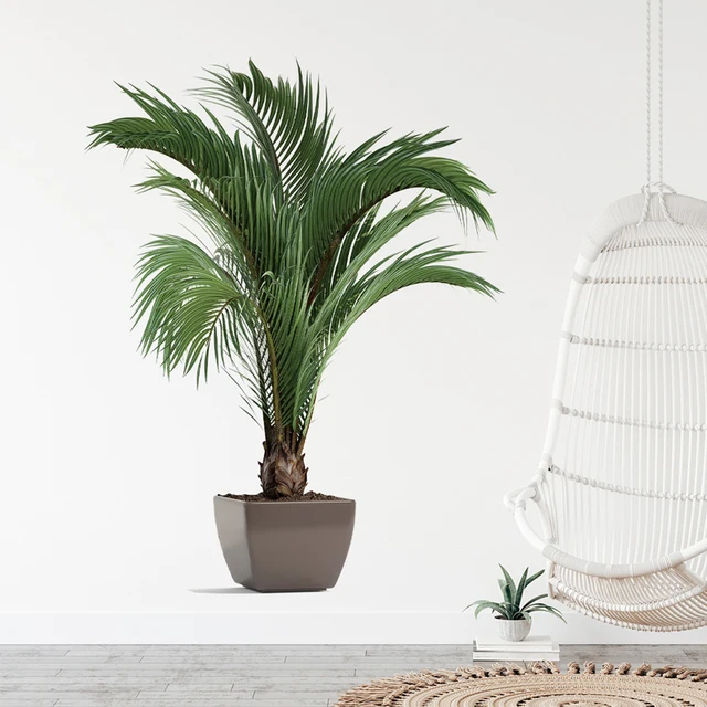 Greenery Potted Plant Wall Stickers 4
