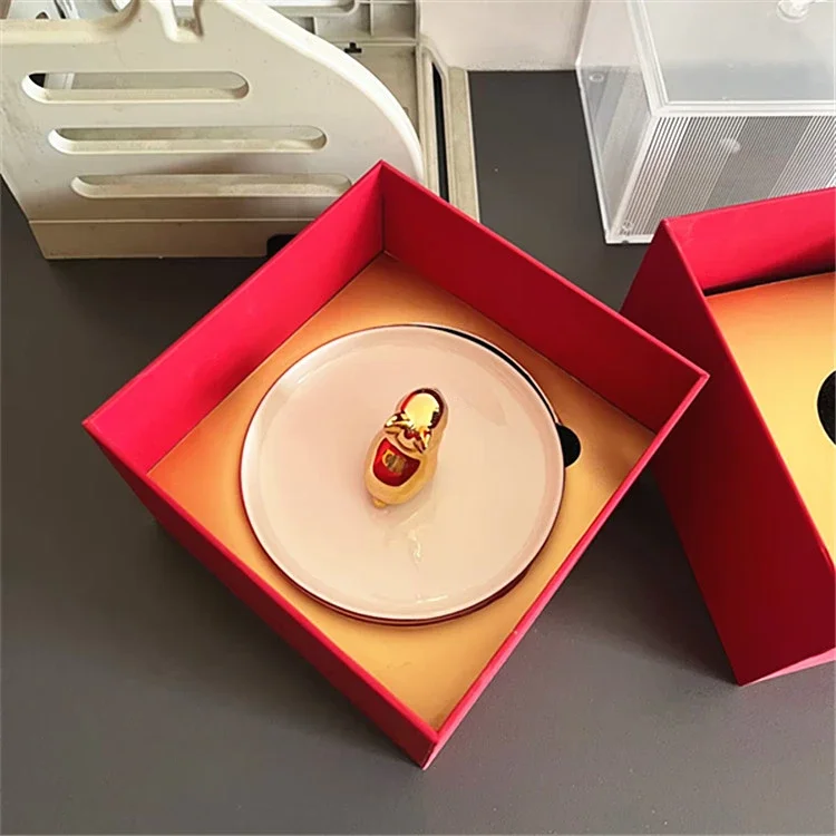 

Jewelry, porcelain plate, gift box, makeup, skincare, storage, storage, tray, gift giving
