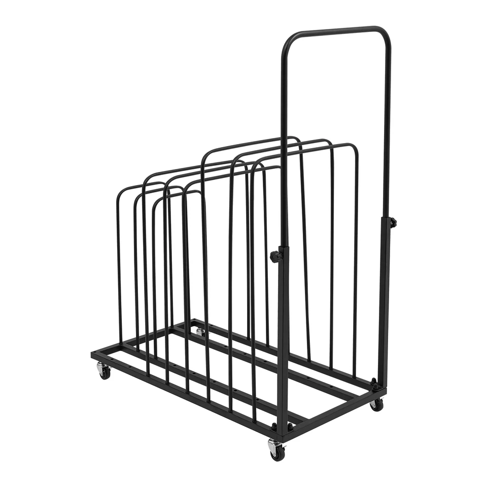 Rolling Art Canvas Storage Rack with Wheels