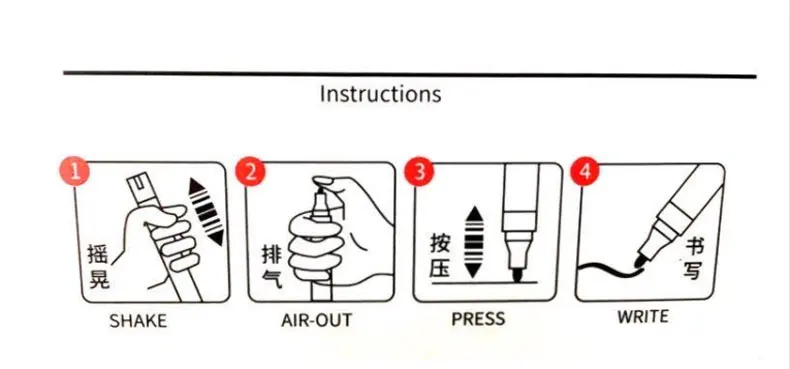 Haile Silver Mirror Marker Gold Liquid Pen Art Liquid Mirror DIY Resin Paint Mirror Chrome Metallic Craftwork Pen Accessories