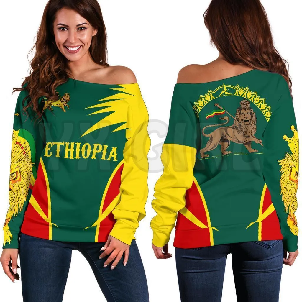 YX GIRL The Rasta Lion Tattoo  3D Printed Novelty Women Casual Long Sleeve Sweater Pullover yx girl kosrae women rompers polynesian tattoo 3d all over printed rompers summer women s bohemia clothes