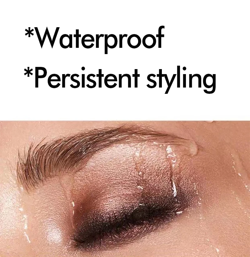 Custom Waterproof Liquid Eyebrow Gel Brows Setting liquid Wax Lasting 3D Wild Eyebrow Fixing Soap Raincoat Makeup Cosmetic 3