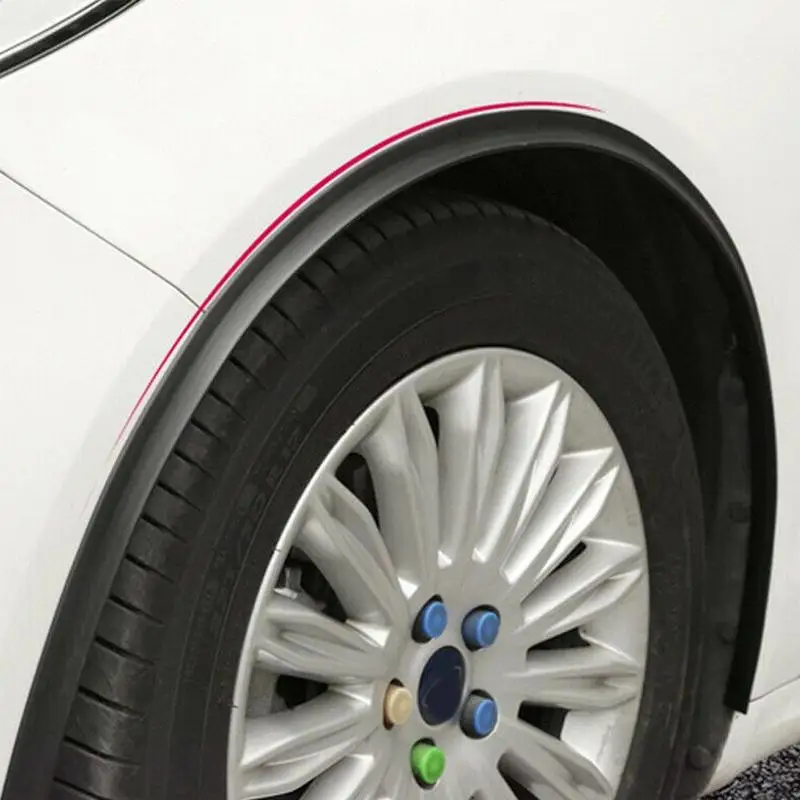 Auto-Kotflügelverbreiterungen Radlaufschutz Zierleiste Augenbrauenlippe Kratzschutz Schmutzfänger Universeller Gummidichtungsschutz Styling – Detail 11