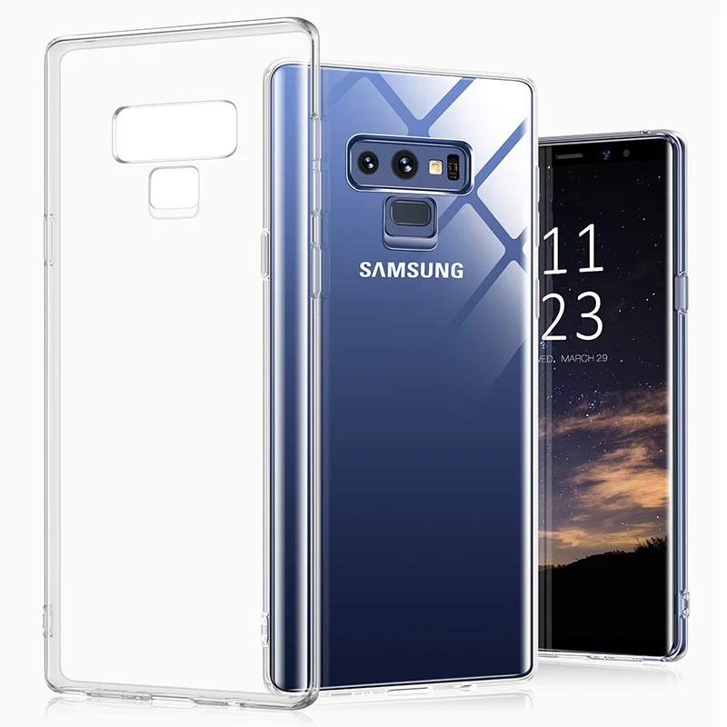 Cover In Silicone Per Samsung Galaxy Note 9 - Design Blue Galaxy, Morbida, Protettiva E Confortevole - Foto 5