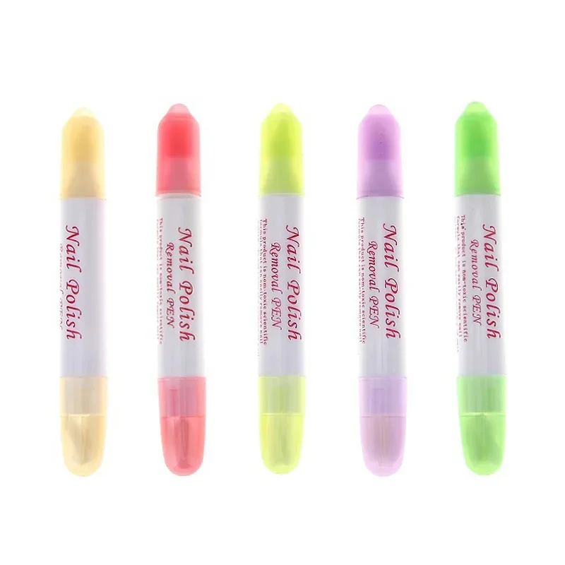 Nail Polish Remover 2Pcs Nail Art Polish Remover Pen Refillable with Changeable Tips Precision Manicure Tools for Cleaning And Mistake Correction