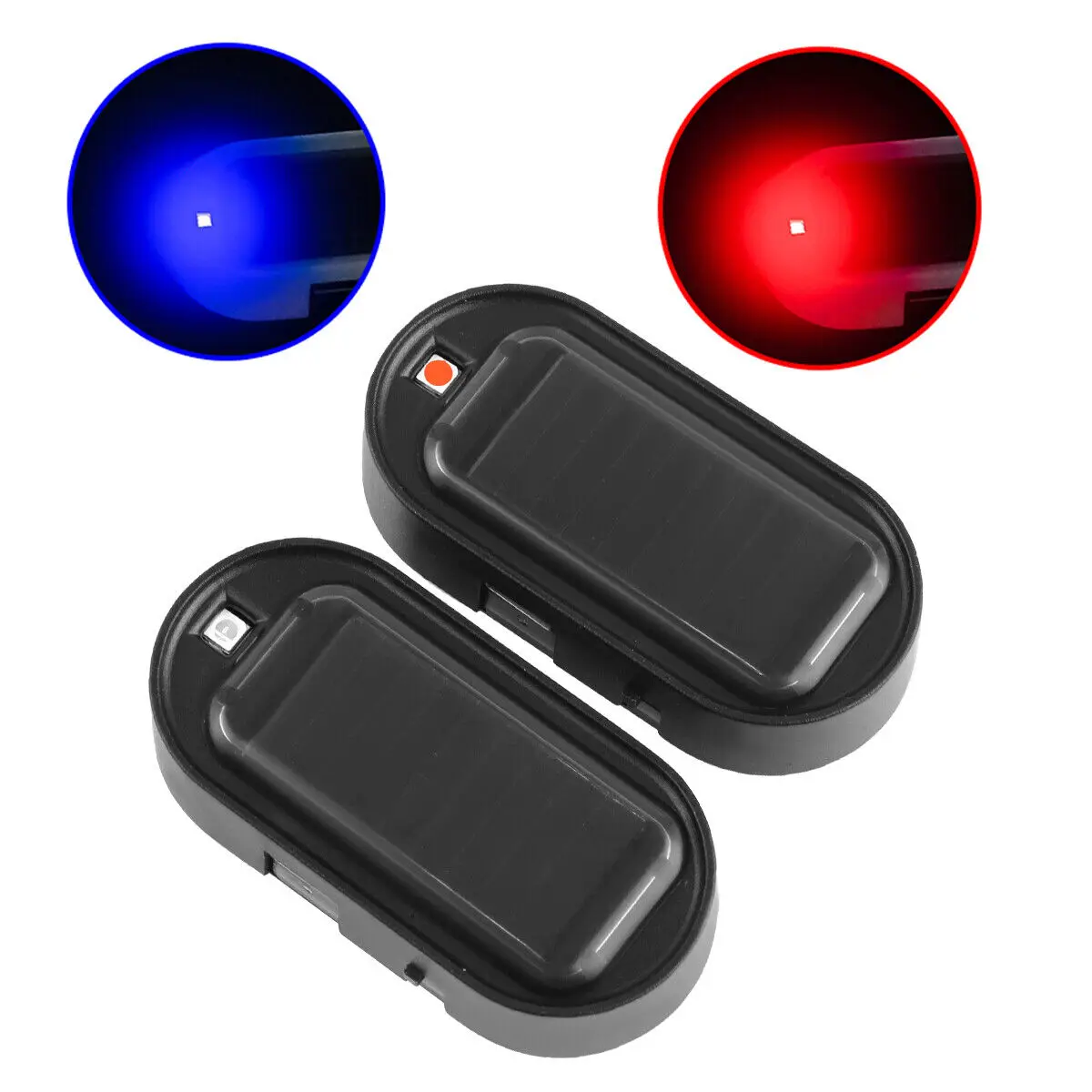 CarSolarSimulationAntitheftWarningLightUniversalAutoFakeLED