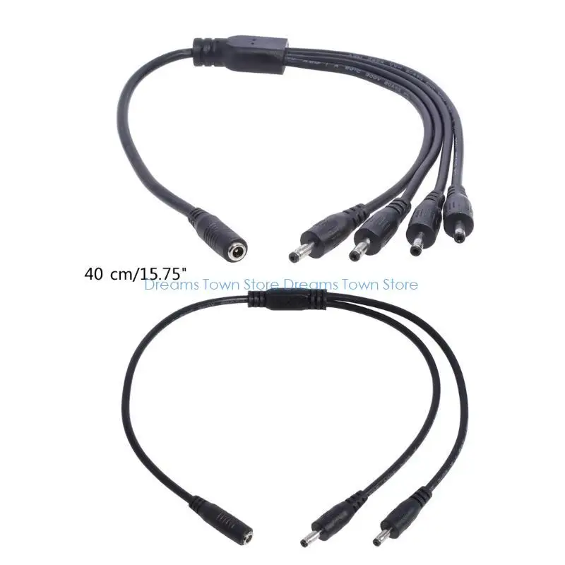 HX6A 충전 코드 와이어 1인치 4아웃/1인치 2아웃 3.5mmx1.35mm 커넥터 연장 라인
