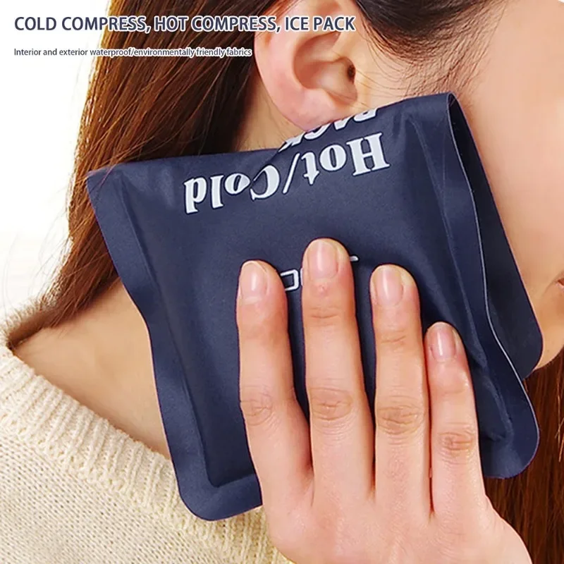 Ice Pack Reusable Gel Freezable Hot Cold Pack Ice Bag Professional Ice Bag Portable Outdoor Travel Cooler for Leg Knee Headache