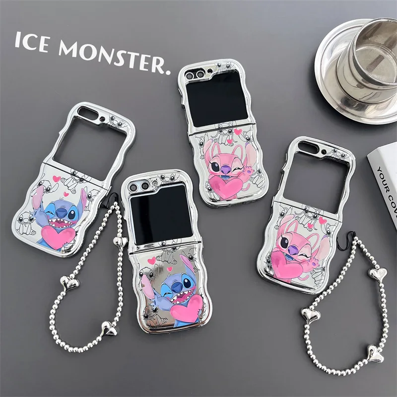 

Creative Electroplated Heart Phone Case for Samsung Galaxy ZFlip 5 4 3 Protective Back Cover for ZFlip3 ZFlip4 ZFlip5 Case Shell