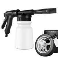 Foam Cannon for Hose Garden Foaming Sprayer 1L Handheld Pressurized Soap Foam Cannon Garden Hose Washer Accessories for Men 2