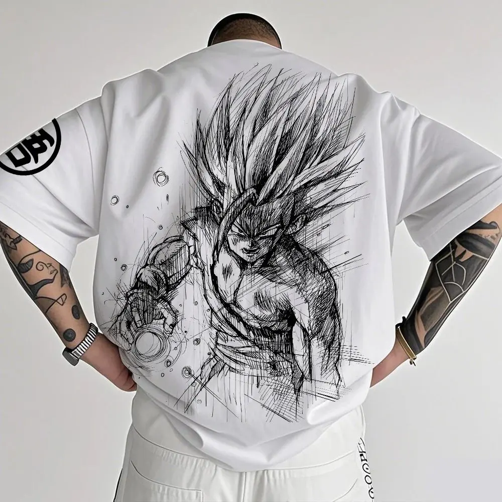 anime graphic print t-shirt anime graphic print t-shirt