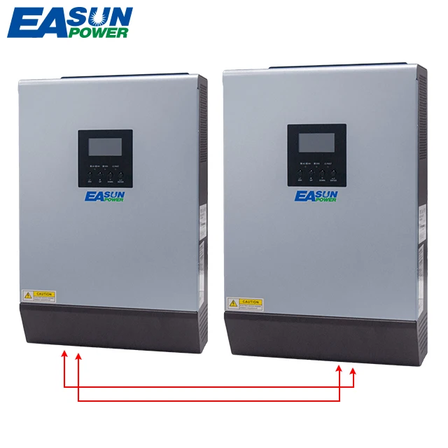 Easun Power 8000 W 220V Pure Sine Wave Off Grid 10Kva 8000W 48V Battery Hybrid 60A Mppt Solar Inverter