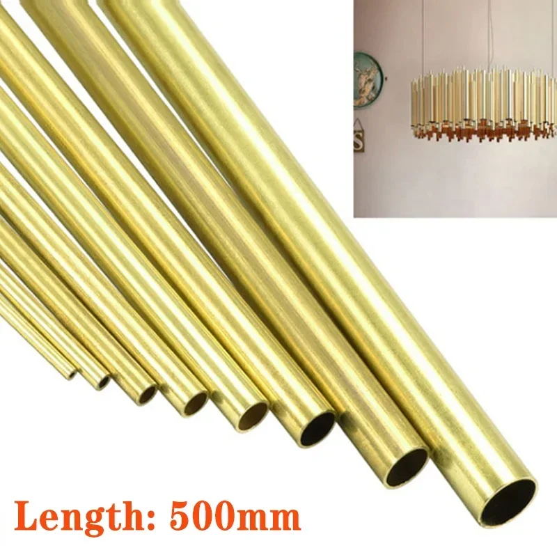 Versatile Brass Alloy Pipe - Multiple Lengths & Diameters Available