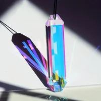 2 pcs sun catcher window prism pendant, Crystal rainbow manufacturing garden hanging ornament, home, garden art decoration 3