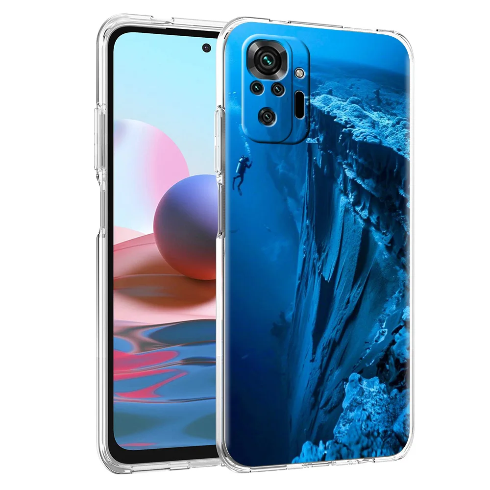 Scuba Diving Soft TPU Phone Case Cover