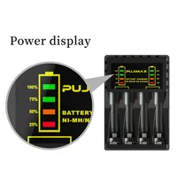 4 Slots Battery Charger Intelligent Type C Micro Fast Charger For AAA/AA Rechargeable Ni-MH/Ni-Cd Batteries With LED Indicator - Image 2